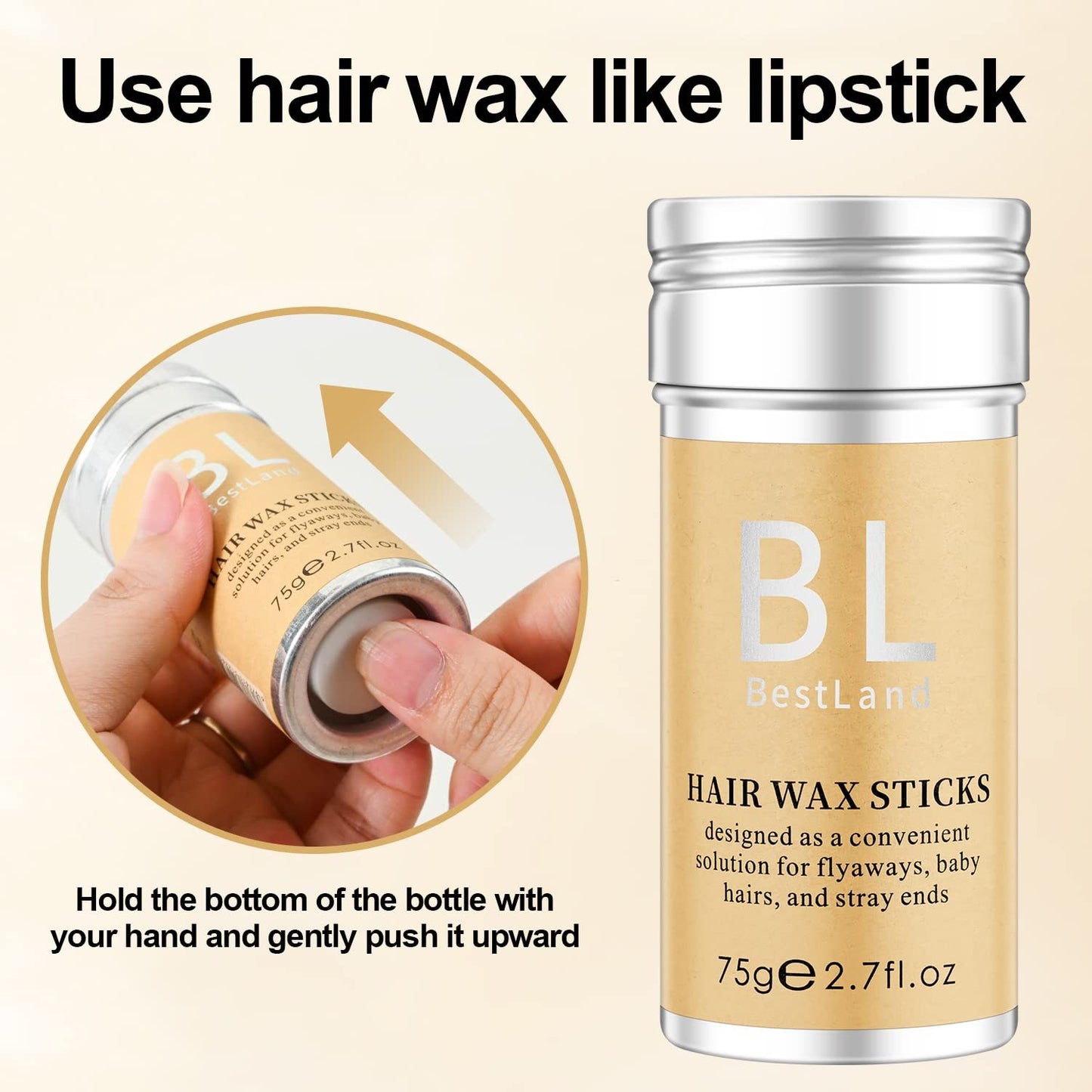 Hair Wax Stick – Flyaways & Edge Control Styling Wax for Kids