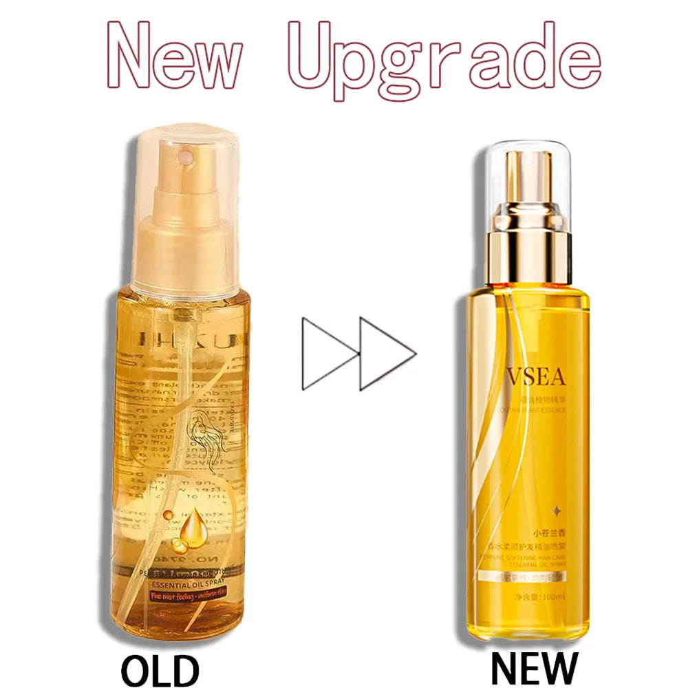 Hair Care Essential Oil Spray – Nourishing, Repairing & Shine-Boosting Mist for All Hair Types