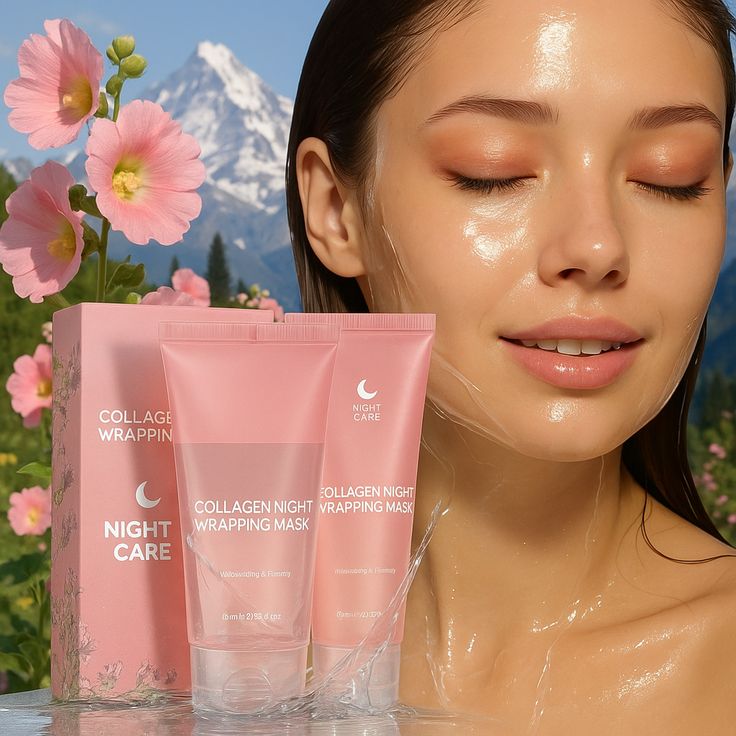 Night Collagen Wrapping Mask – Korean Hydration & Glow Treatment