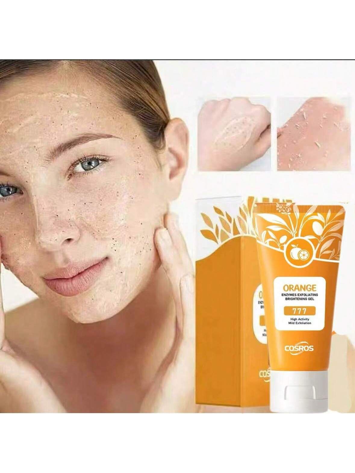Orange Exfoliating Gel – Gentle Dead Skin Remover & Brightening Korean Peeling Gel (50g)