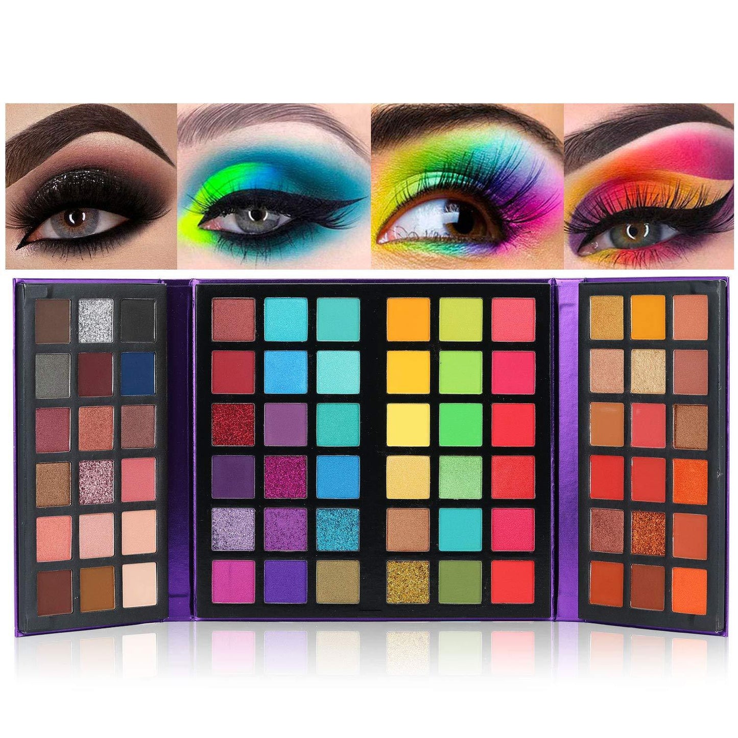 Shimmer Eyeshadow Palette – 72 Colors,