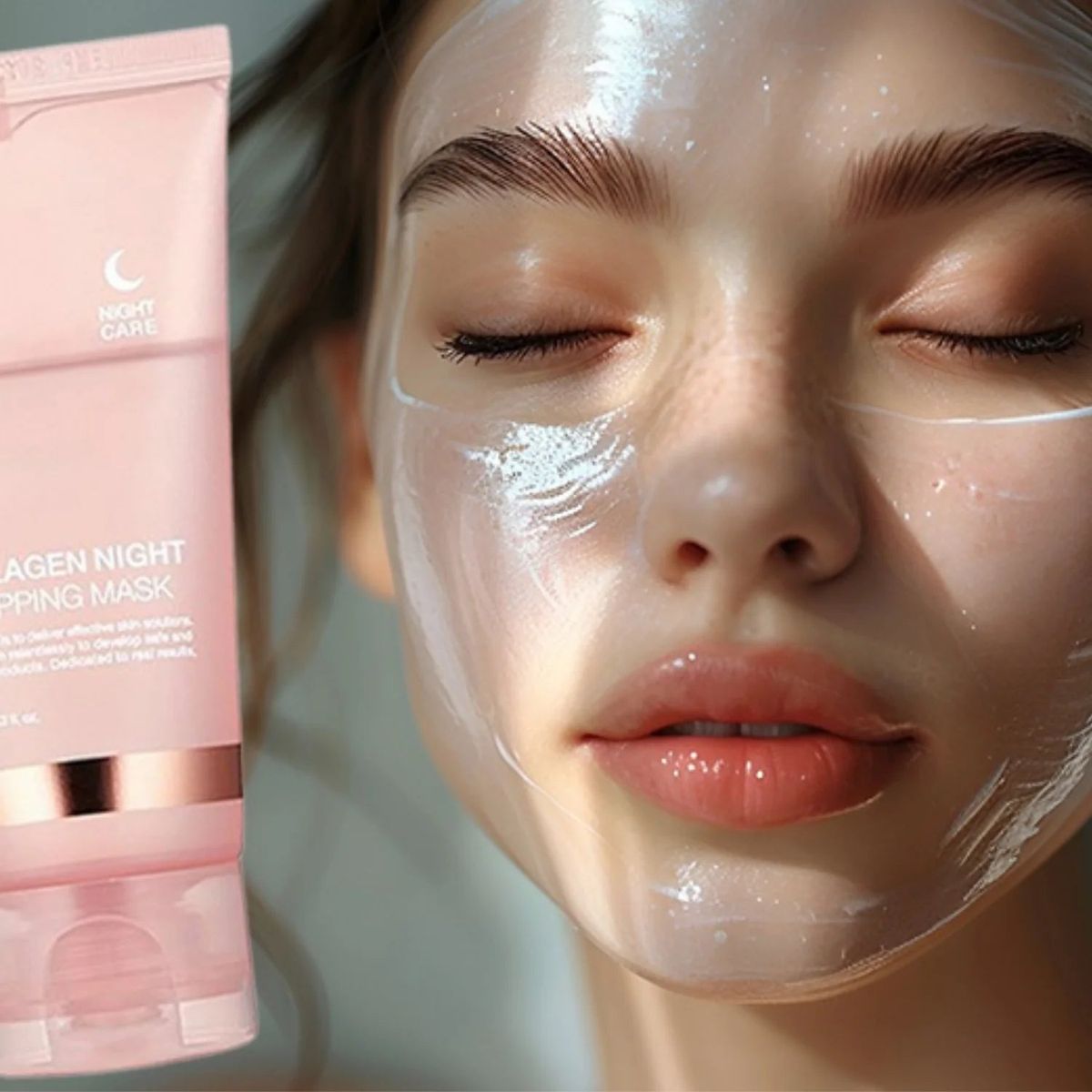 Night Collagen Wrapping Mask – Korean Hydration & Glow Treatment