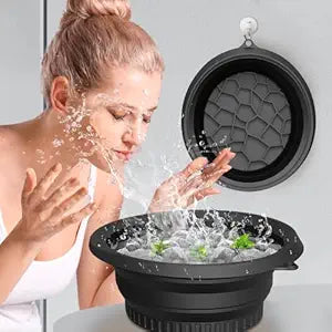 Portable Foldable Face Ice Bath Bowl – Cold Therapy Skincare Basin