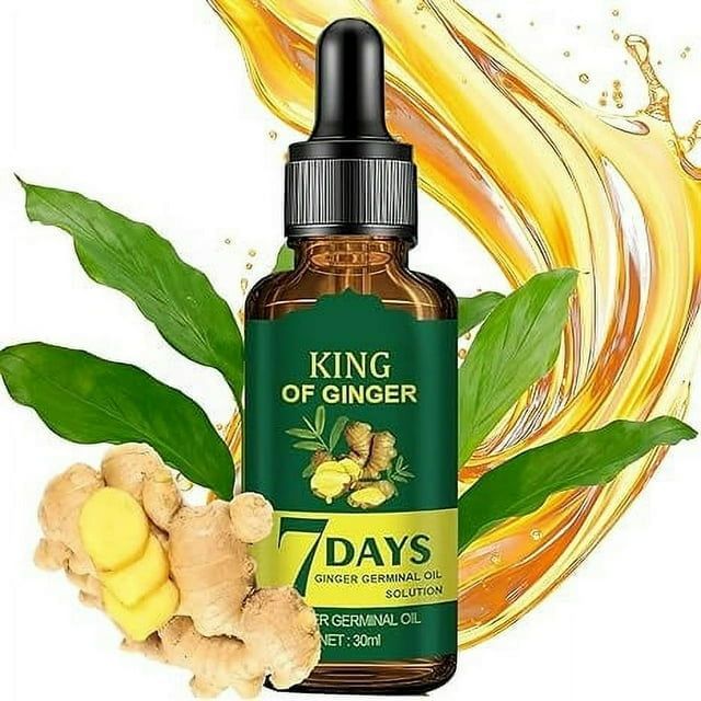 Hair Growth Serum – Fast Regrowth Ginger Essential Oil for Thick,  Strong Hair (10/20/40ml)
