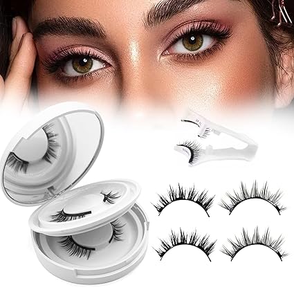 1 Pair Natural Magnetic Eyelashes – Reusable, Lightweight & Easy to Apply