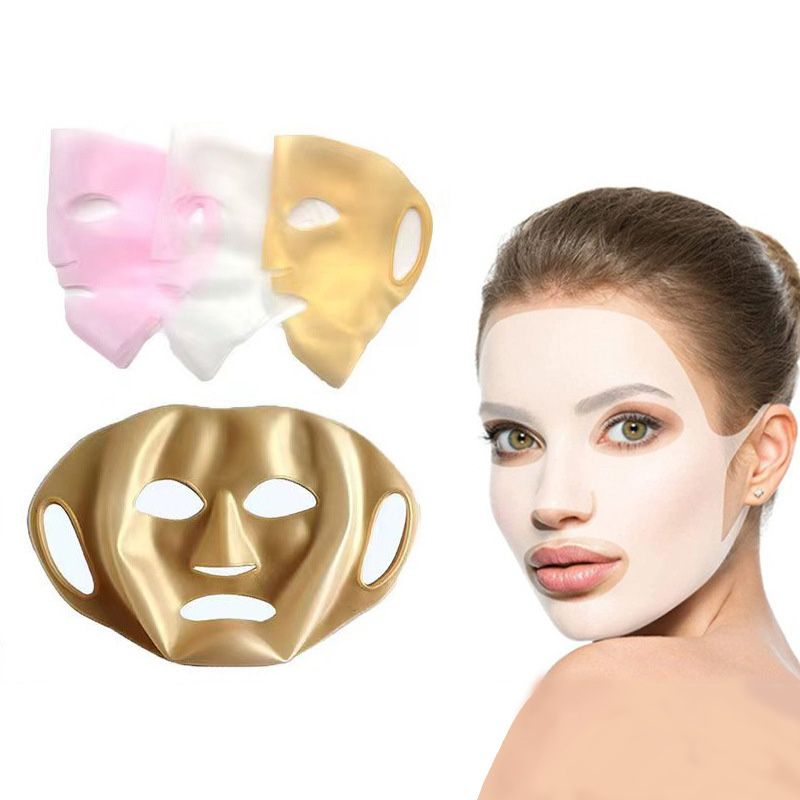 3D Silicone Mask Cover Fixed Mask Tool Ear Hanging Mask for Moisturizing Face