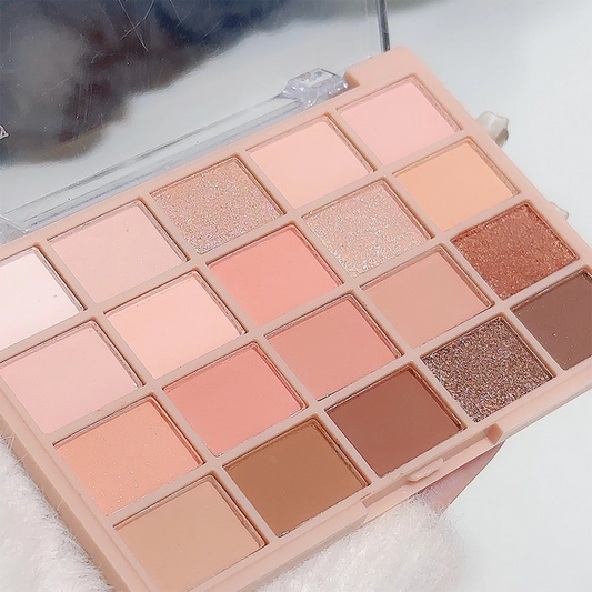 20-Color Warm Eyeshadow Palette – Romantic Rose &  Makeup