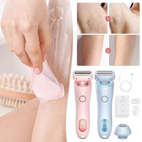 Bikini Trimmer for Women – Electric Razor & Body Epilator for Smooth Hair Removal