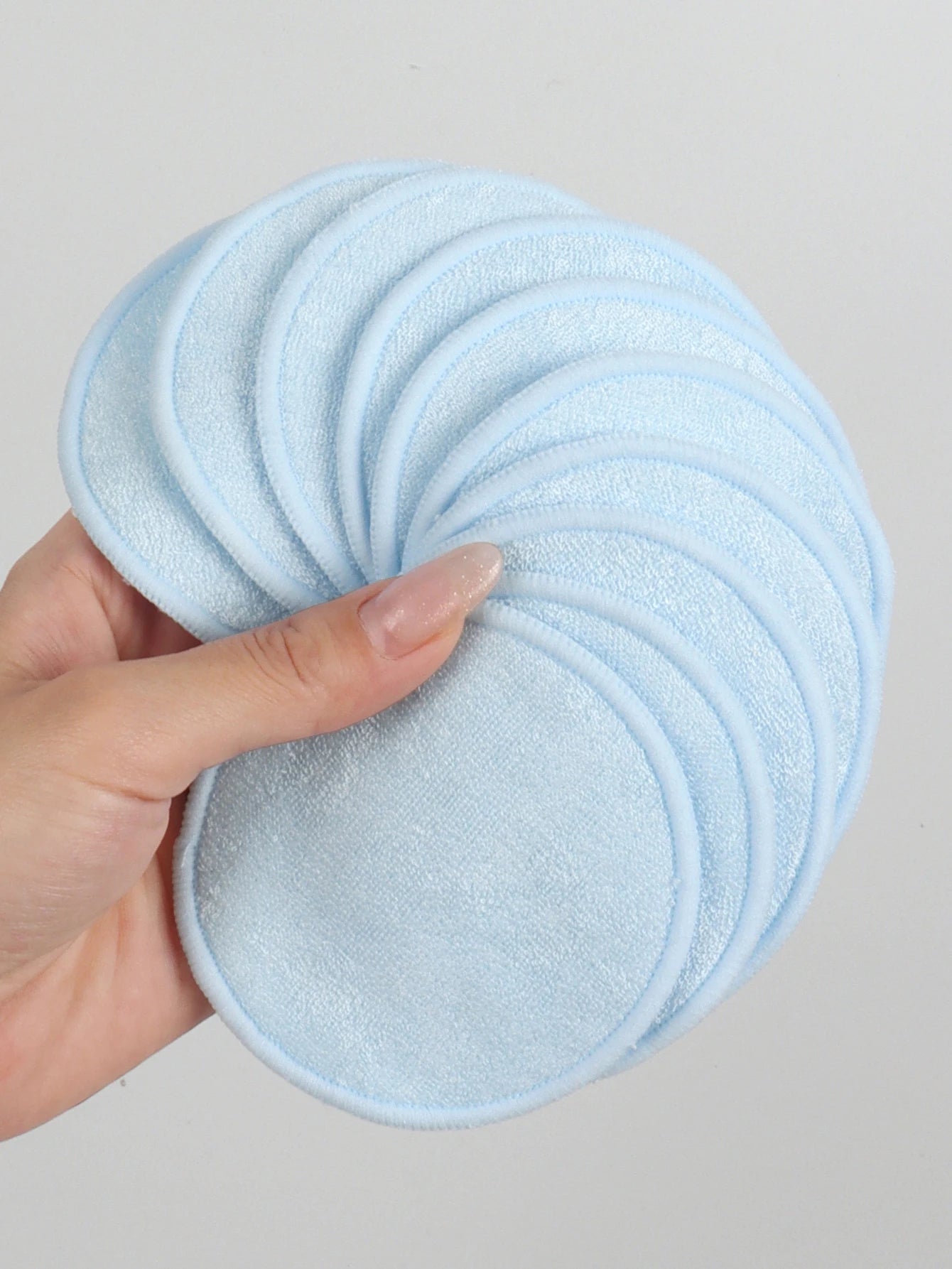 5/10/20-Pack Reusable Makeup Remover Pads – Washable Face Cleansing Puffs, Soft