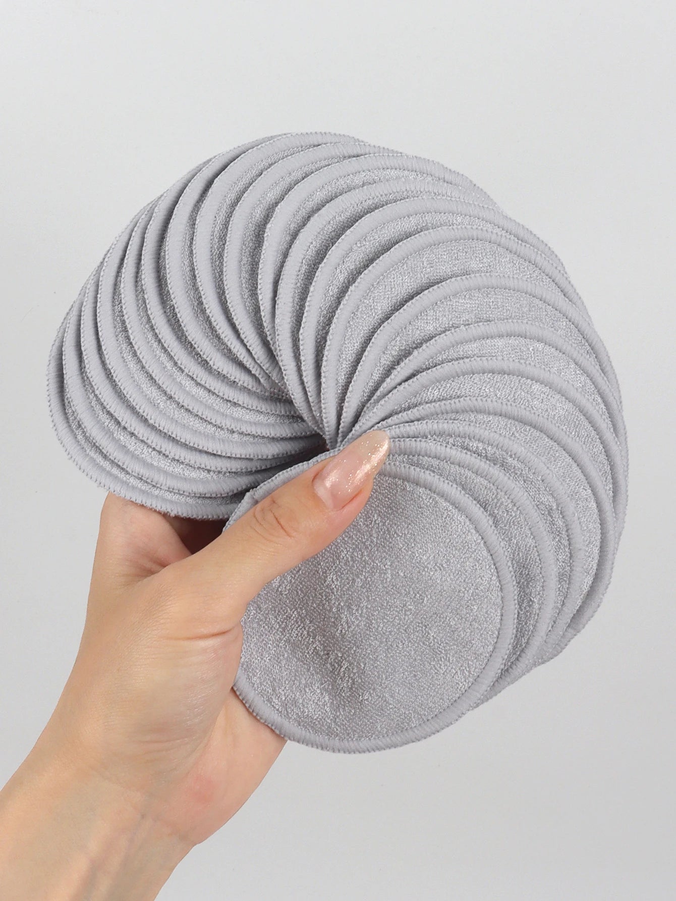 5/10/20-Pack Reusable Makeup Remover Pads – Washable Face Cleansing Puffs, Soft