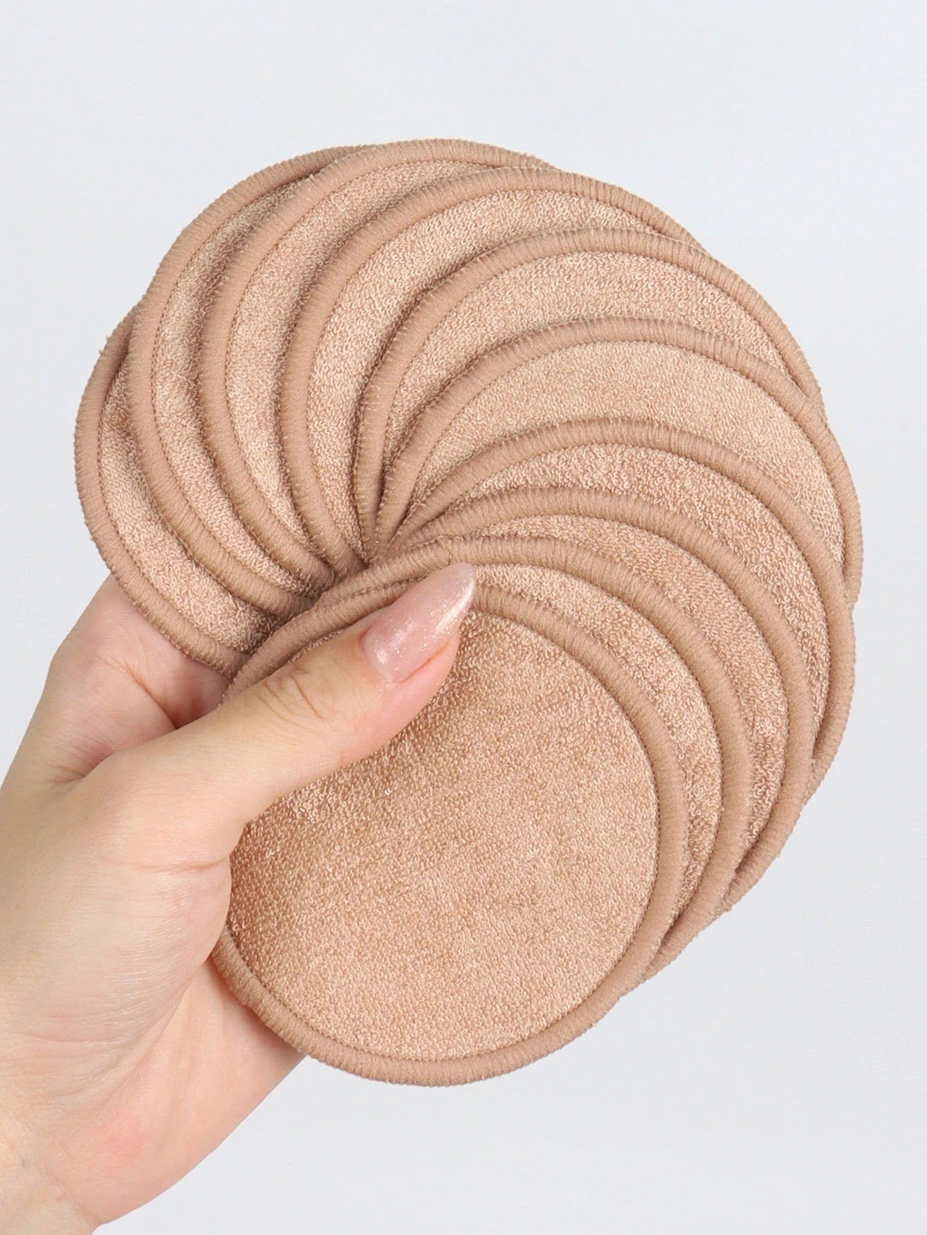 5/10/20-Pack Reusable Makeup Remover Pads – Washable Face Cleansing Puffs, Soft