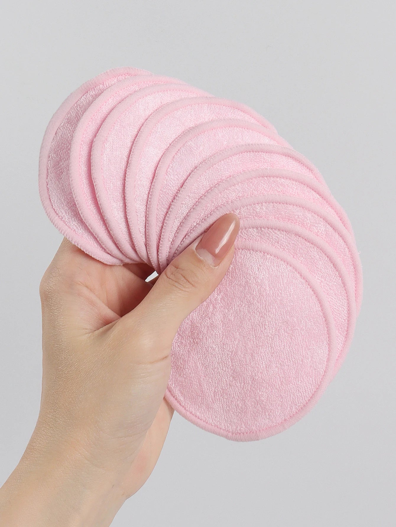 5/10/20-Pack Reusable Makeup Remover Pads – Washable Face Cleansing Puffs, Soft