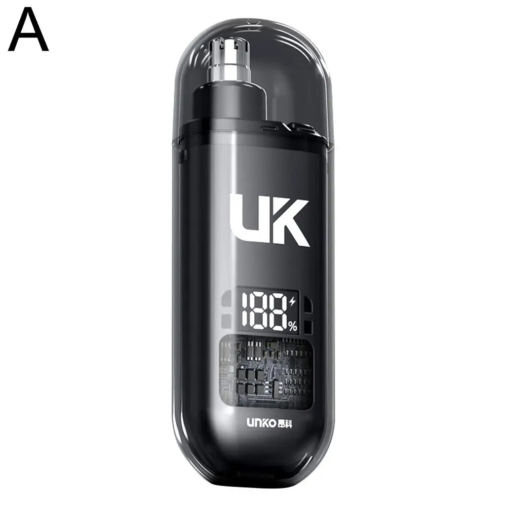 1PC Portable Electric Nose Hair Trimmer – USB Rechargeable Nose, Ear & Eyebrow Groomer