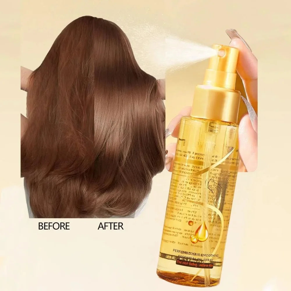Hair Care Essential Oil Spray – Nourishing, Repairing & Shine-Boosting Mist for All Hair Types
