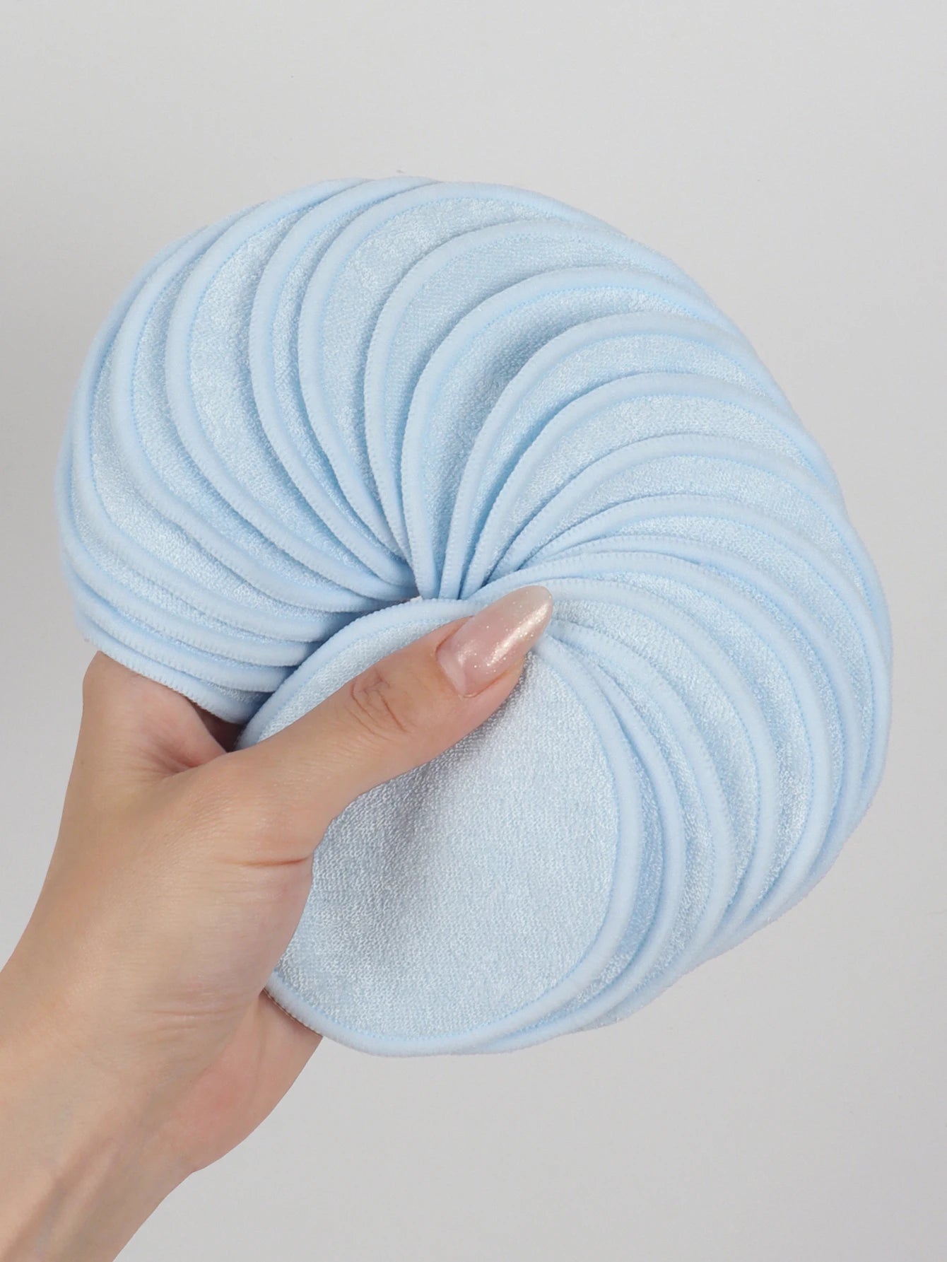 5/10/20-Pack Reusable Makeup Remover Pads – Washable Face Cleansing Puffs, Soft