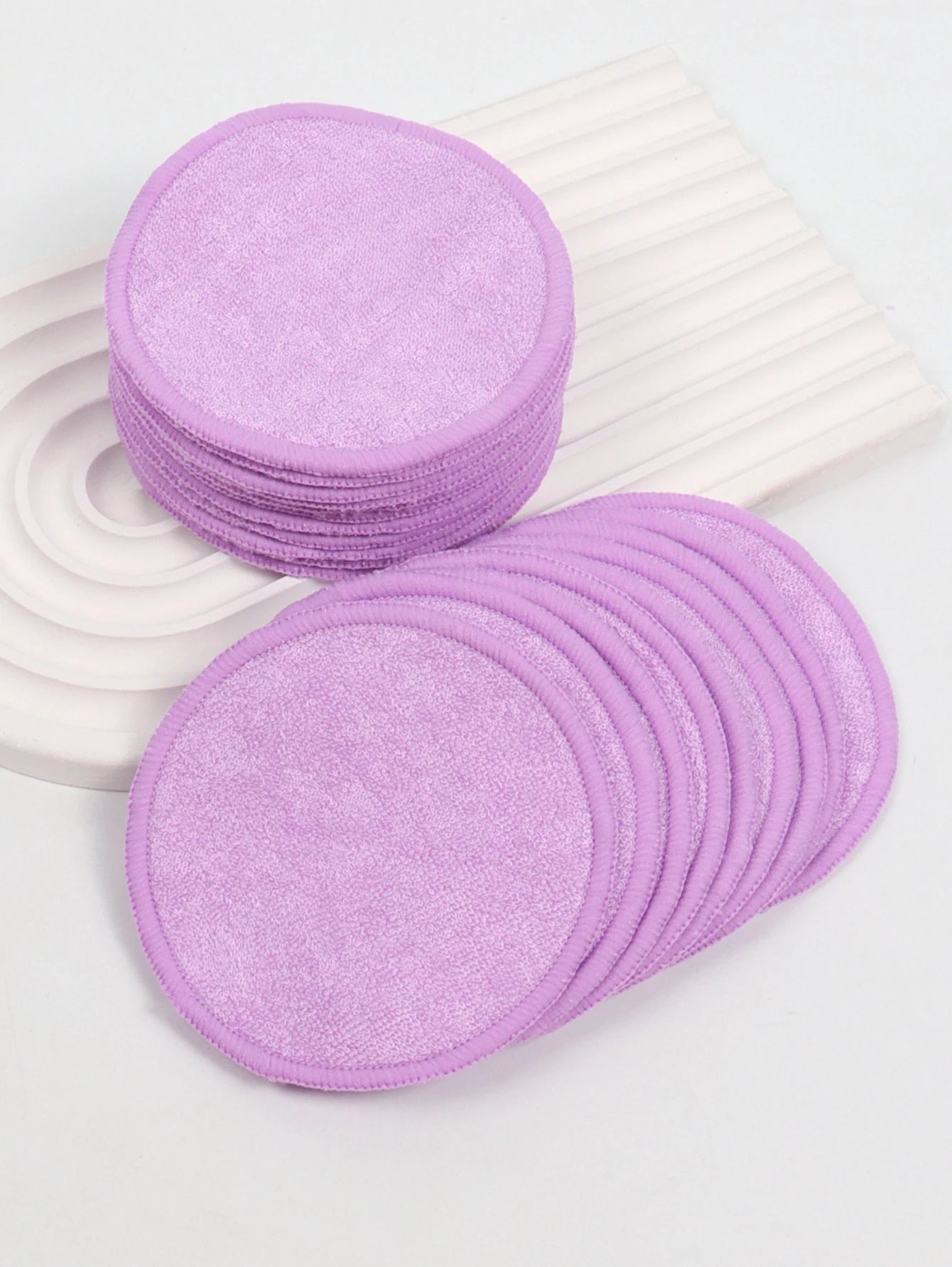 5/10/20-Pack Reusable Makeup Remover Pads – Washable Face Cleansing Puffs, Soft