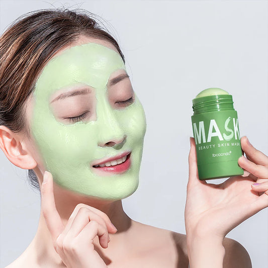 Green Tea Face Cleansing Stick Mask – Deep Blackhead Remover & Pore Shrinking (40g)