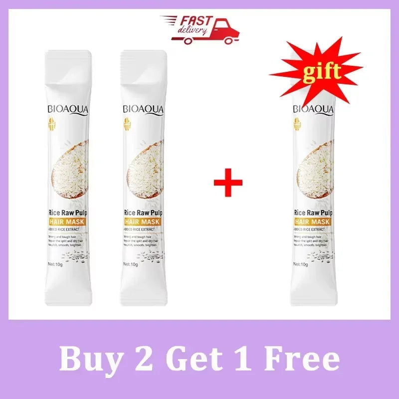 Rice Magical Keratin Hair Mask – 5-Second Repair for Damaged, Frizzy & Dry Hair