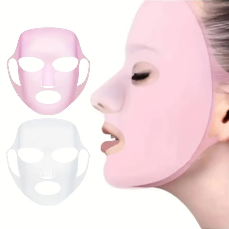 1 Piece 3D Silicone Mask Cover – Reusable Facial Tool to Boost Mask Hydration