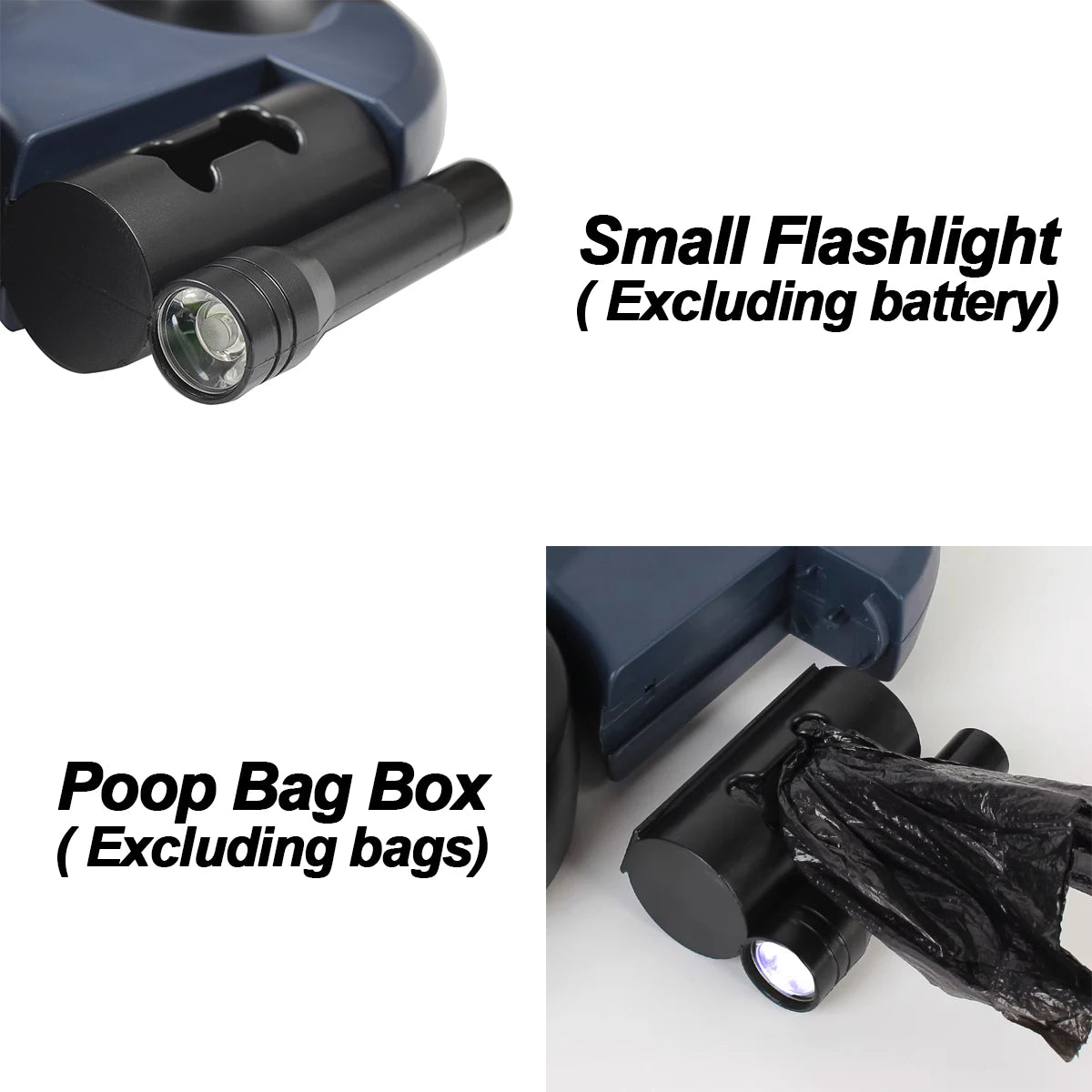 3m Double-Ended Dog Leash Auto Retractable Traction Rope 360 Degree Dual Head Walking