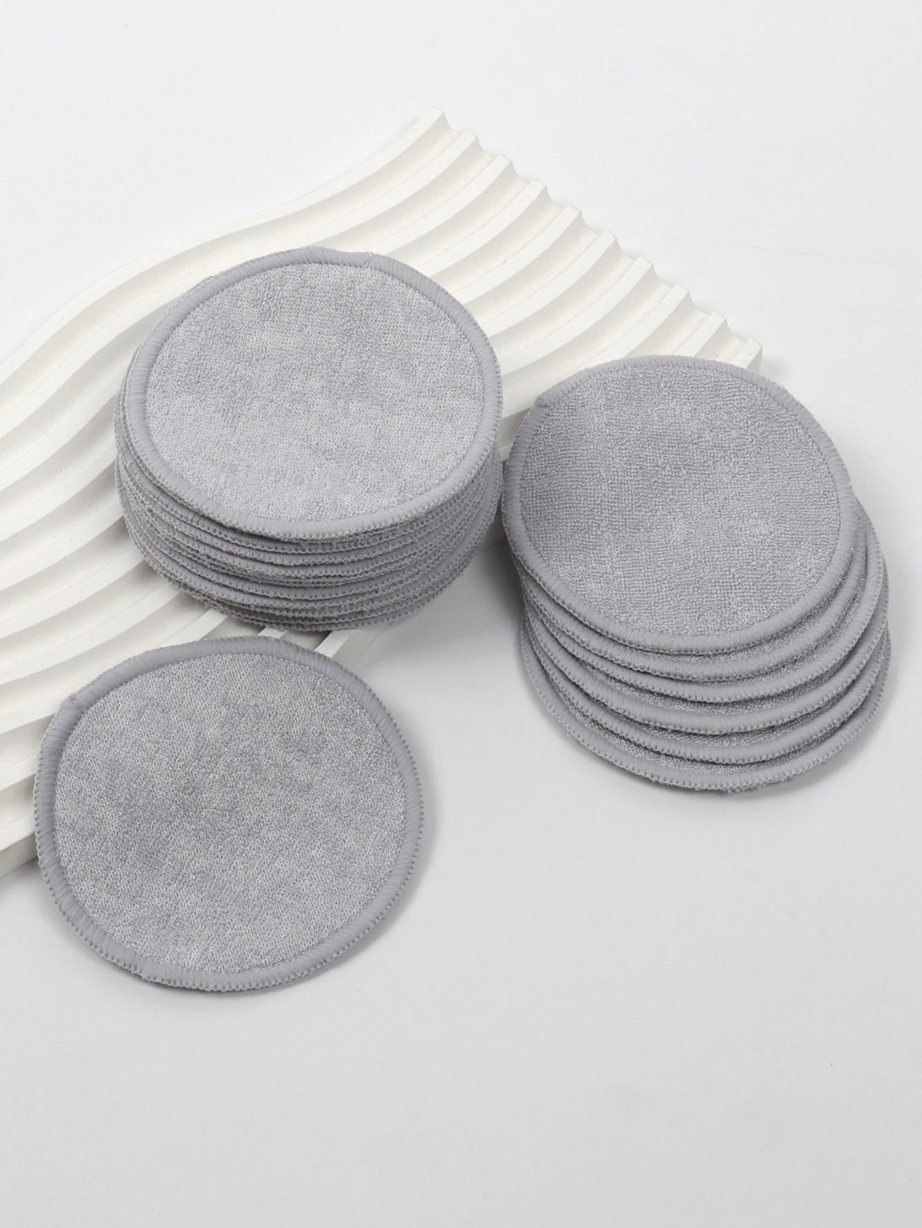 5/10/20-Pack Reusable Makeup Remover Pads – Washable Face Cleansing Puffs, Soft