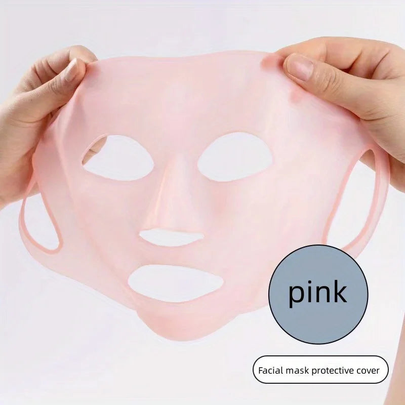 3D Silicone Mask Cover Fixed Mask Tool Ear Hanging Mask for Moisturizing Face