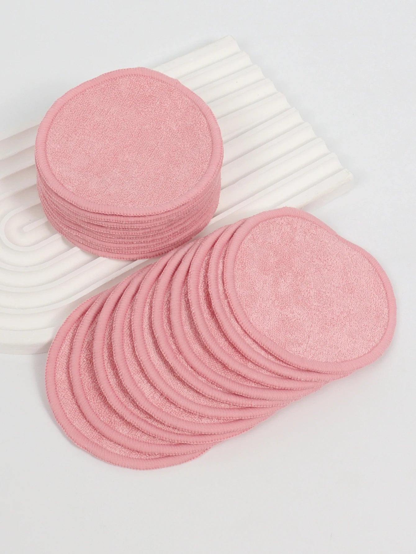 5/10/20-Pack Reusable Makeup Remover Pads – Washable Face Cleansing Puffs, Soft