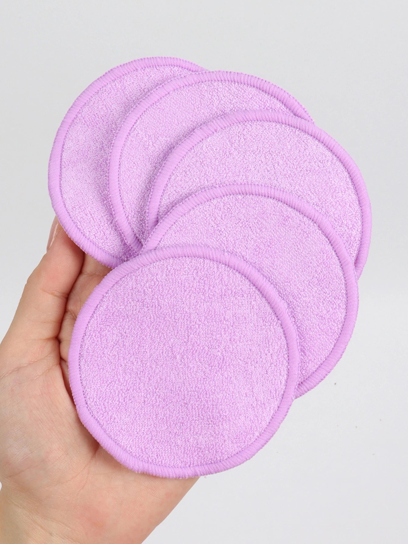 5/10/20-Pack Reusable Makeup Remover Pads – Washable Face Cleansing Puffs, Soft