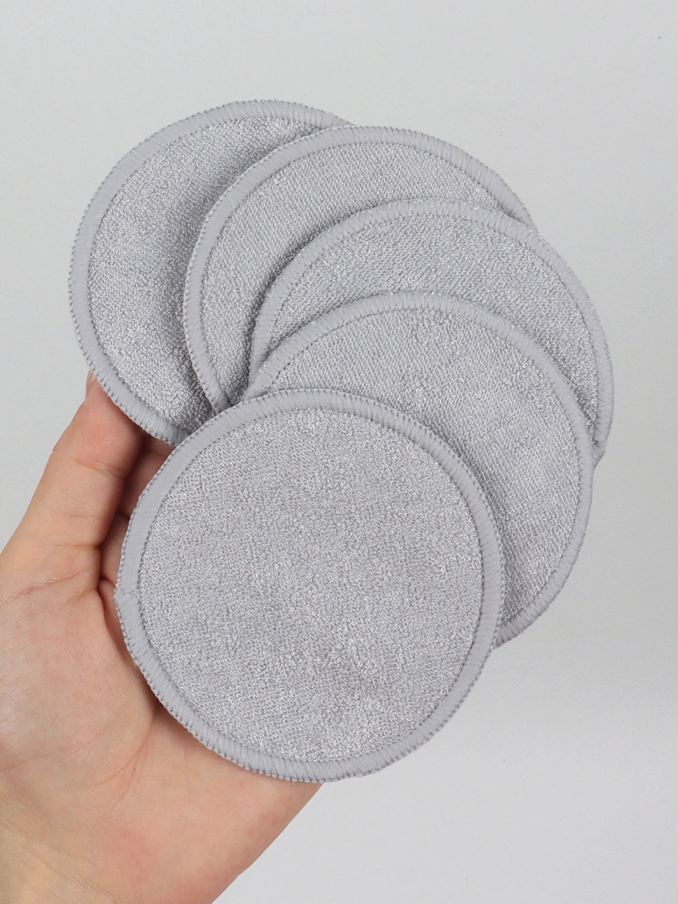5/10/20-Pack Reusable Makeup Remover Pads – Washable Face Cleansing Puffs, Soft