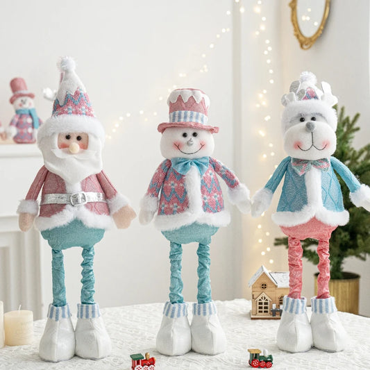 Christmas Santa, Snowman & Reindeer Decorations