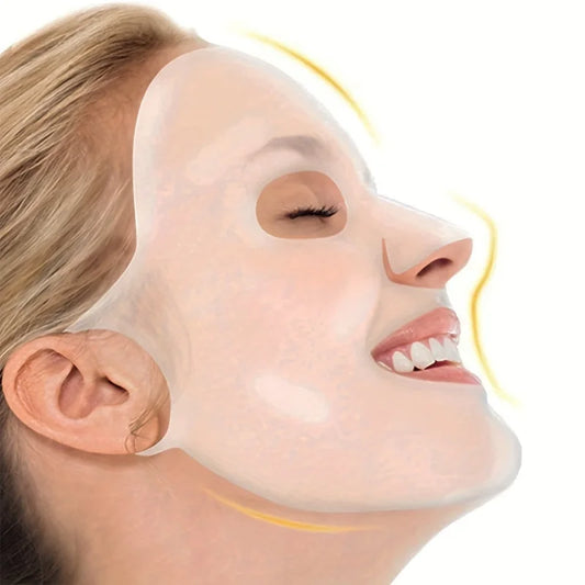3D Silicone Mask Cover Fixed Mask Tool Ear Hanging Mask for Moisturizing Face