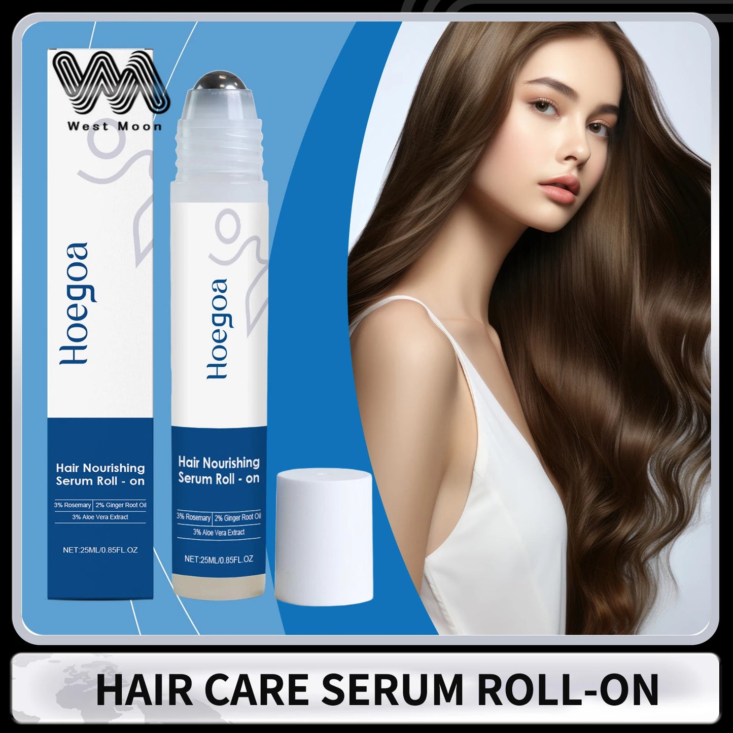 Hair Care Serum Roll-On – Anti Hair Loss, Baldness Repair & Scalp Massage