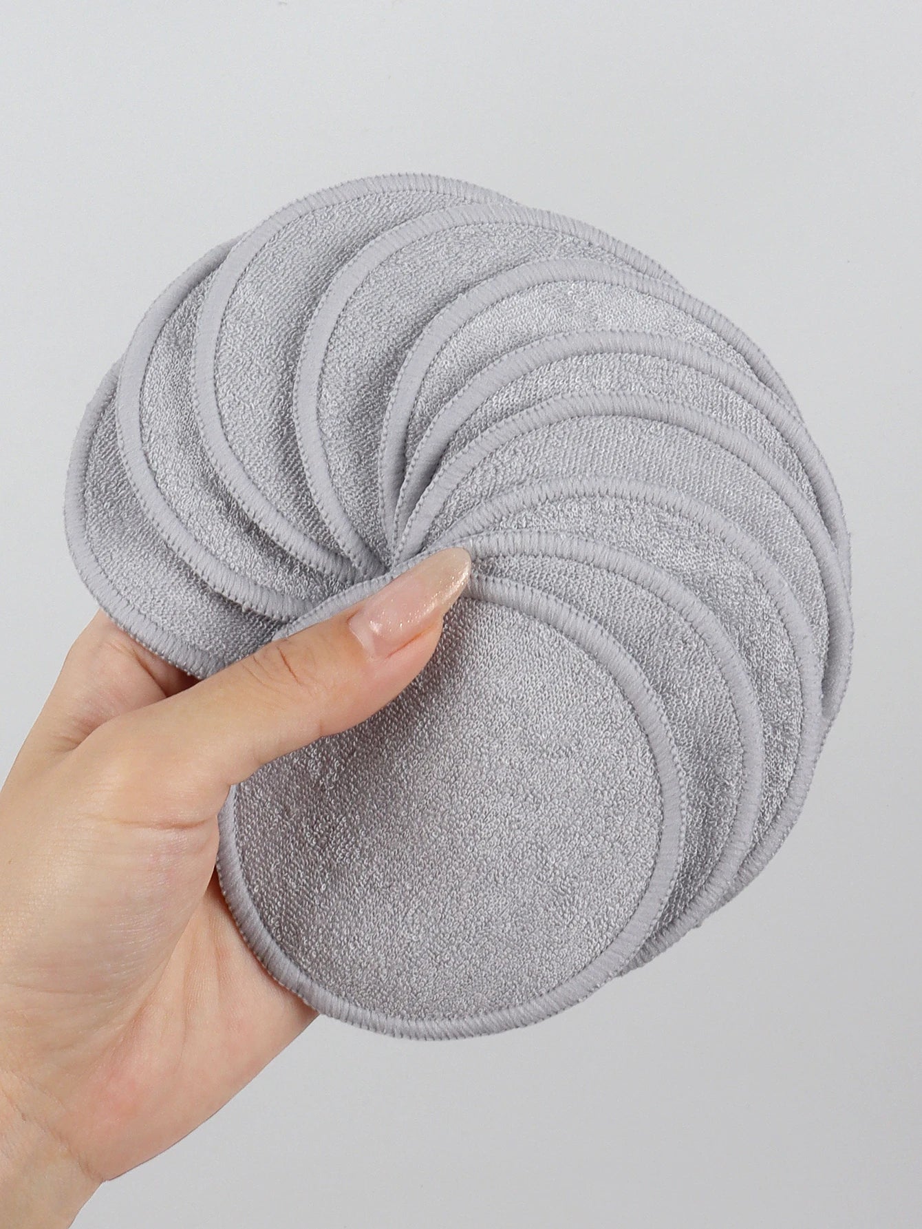 5/10/20-Pack Reusable Makeup Remover Pads – Washable Face Cleansing Puffs, Soft