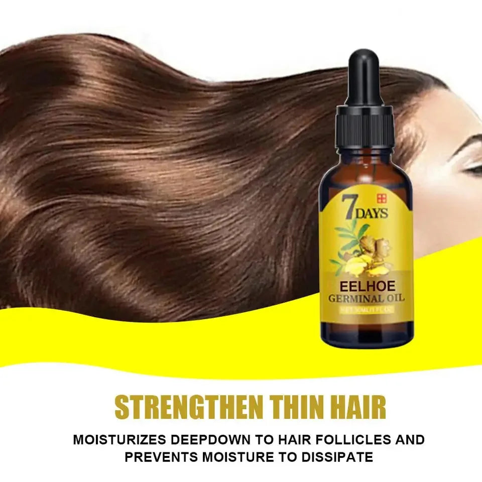 Hair Growth Serum – Fast Regrowth Ginger Essential Oil for Thick,  Strong Hair (10/20/40ml)