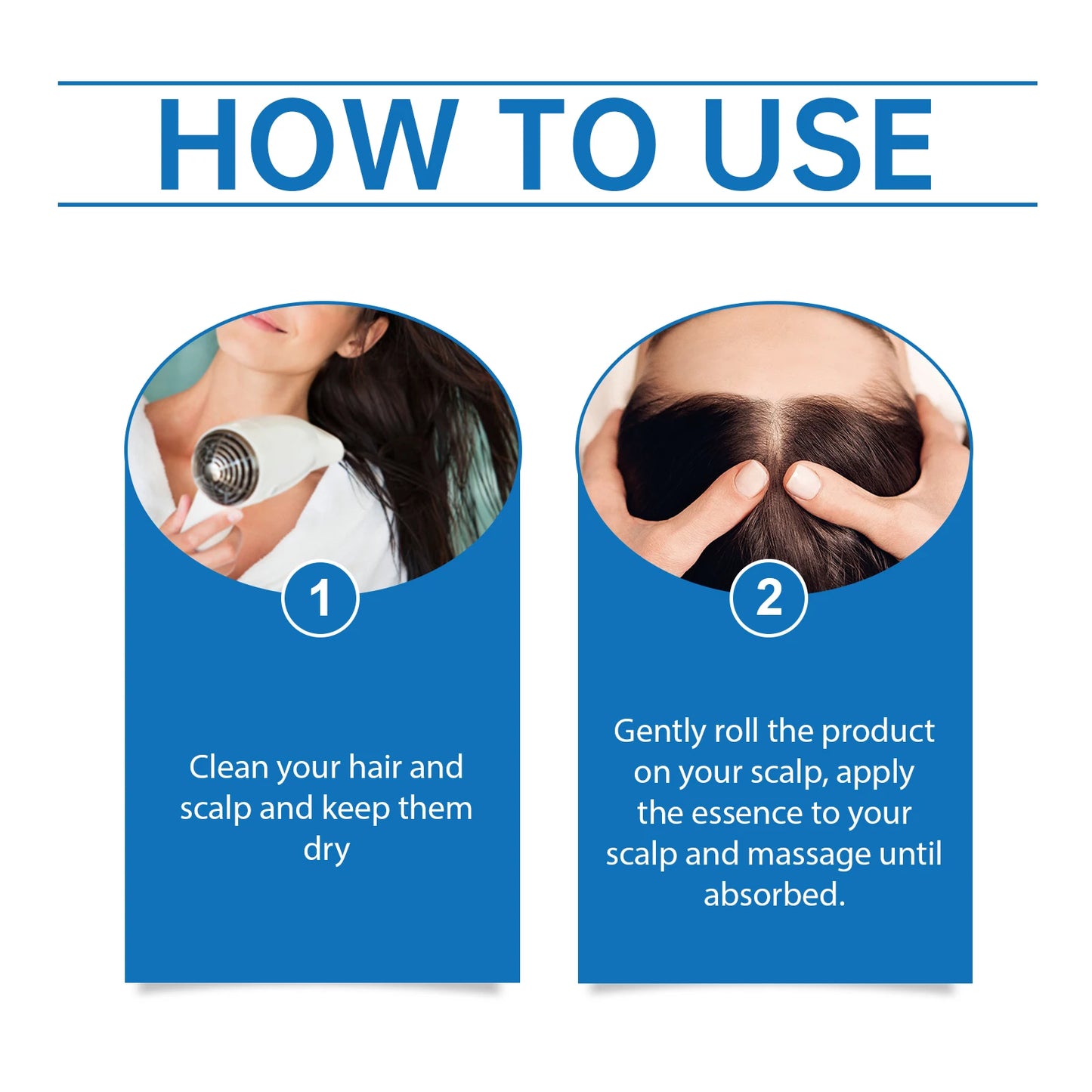 Hair Care Serum Roll-On – Anti Hair Loss, Baldness Repair & Scalp Massage