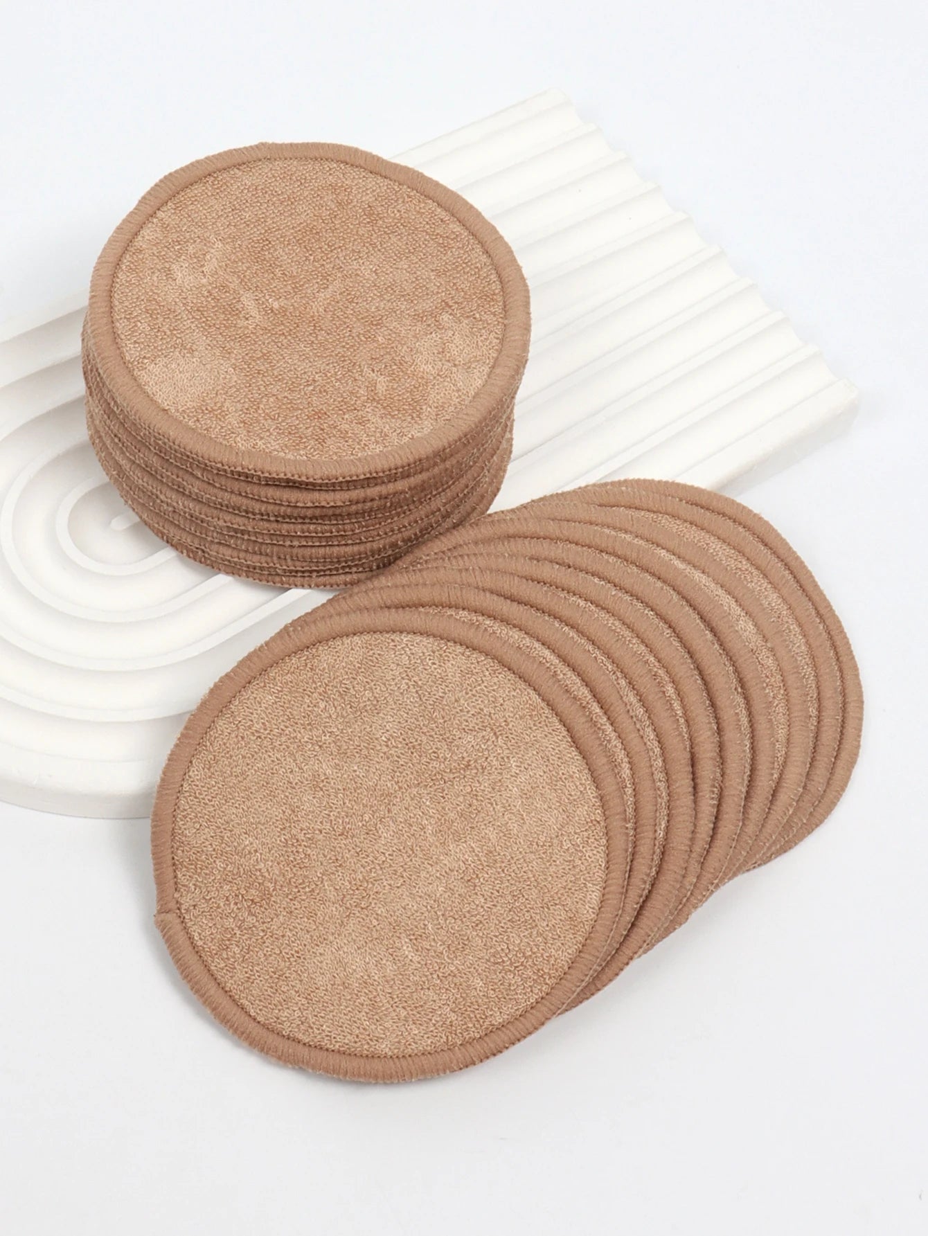 5/10/20-Pack Reusable Makeup Remover Pads – Washable Face Cleansing Puffs, Soft