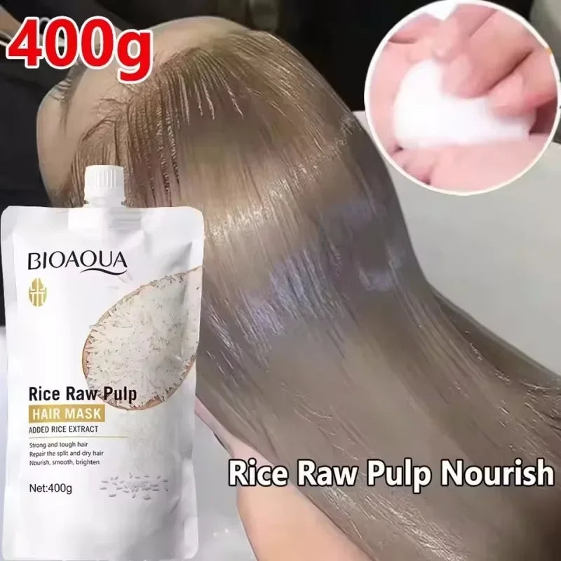 Rice Magical Keratin Hair Mask – 5-Second Repair for Damaged, Frizzy & Dry Hair