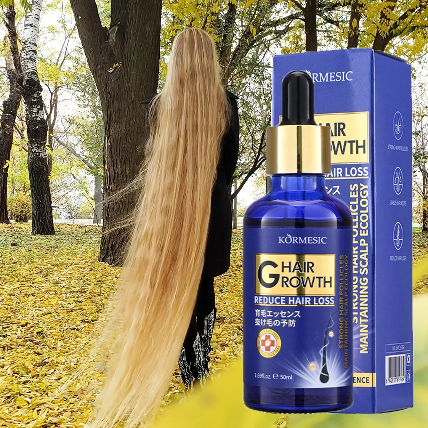 Hair Growth Serum – Anti-Loss Regrowth Oil for Stronger, Thicker Hair