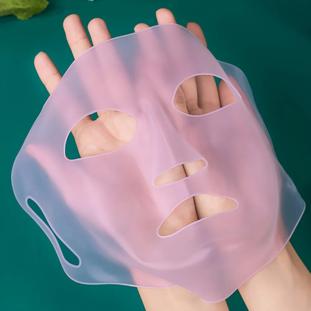1 Piece 3D Silicone Mask Cover – Reusable Facial Tool to Boost Mask Hydration