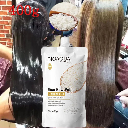 Rice Magical Keratin Hair Mask – 5-Second Repair for Damaged, Frizzy & Dry Hair