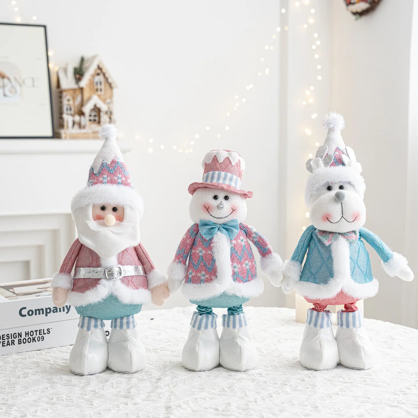 Christmas Santa, Snowman & Reindeer Decorations