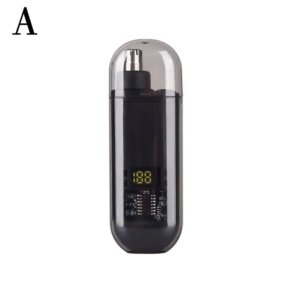 1PC Portable Electric Nose Hair Trimmer – USB Rechargeable Nose, Ear & Eyebrow Groomer