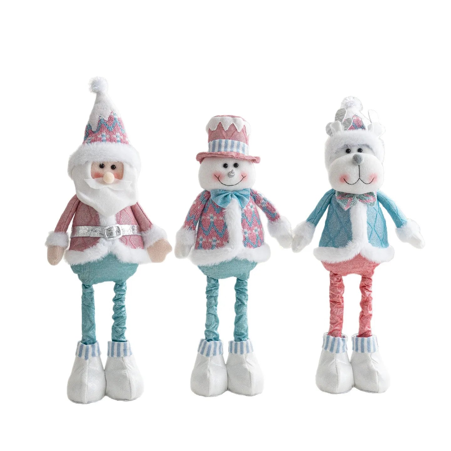 Christmas Santa, Snowman & Reindeer Decorations