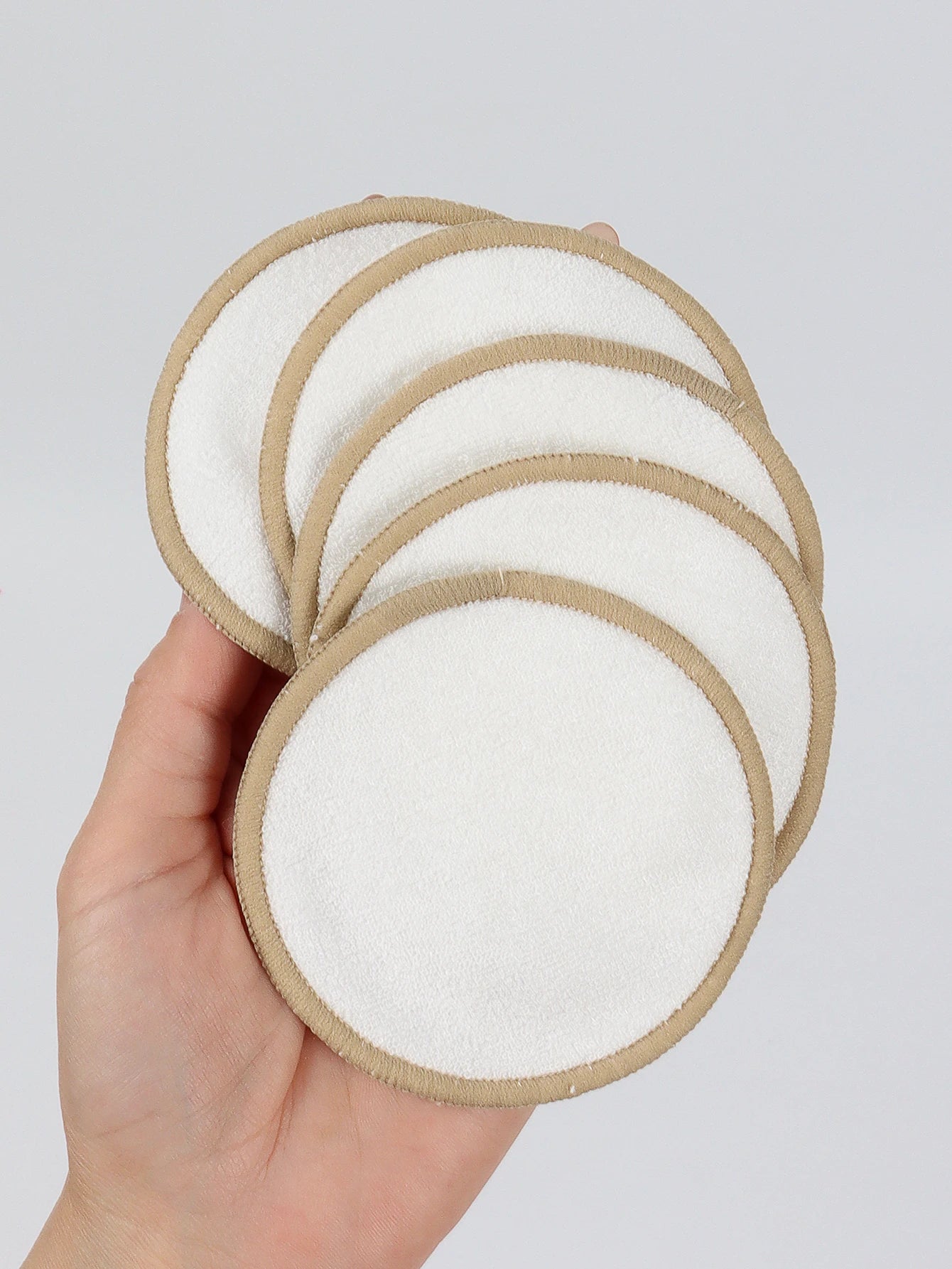 5/10/20-Pack Reusable Makeup Remover Pads – Washable Face Cleansing Puffs, Soft