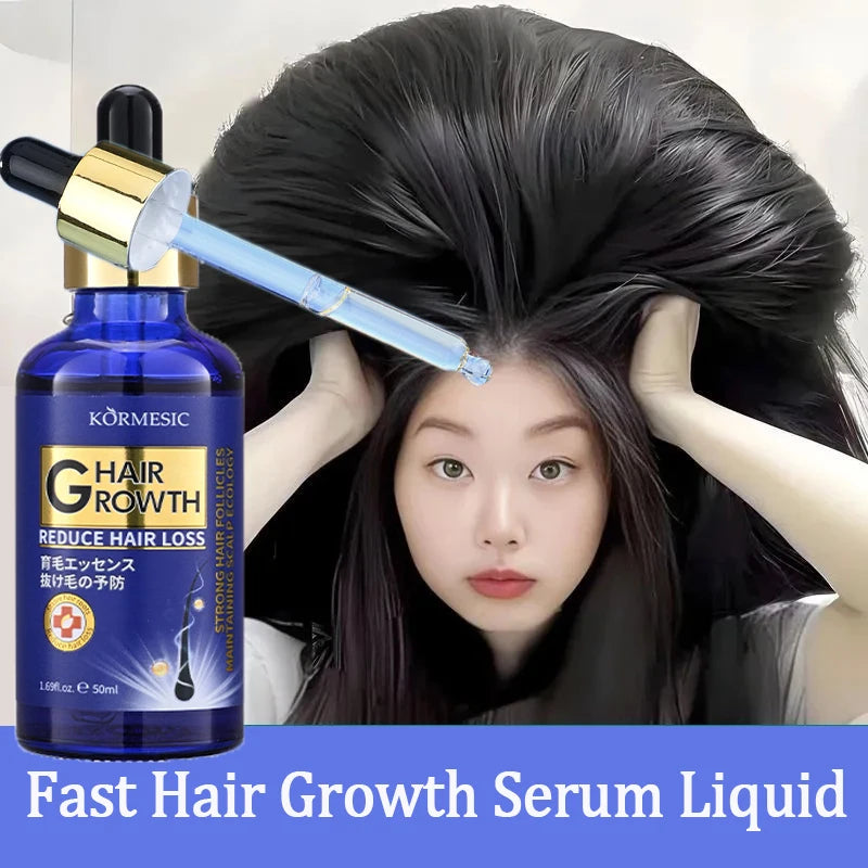 Hair Growth Serum – Anti-Loss Regrowth Oil for Stronger, Thicker Hair