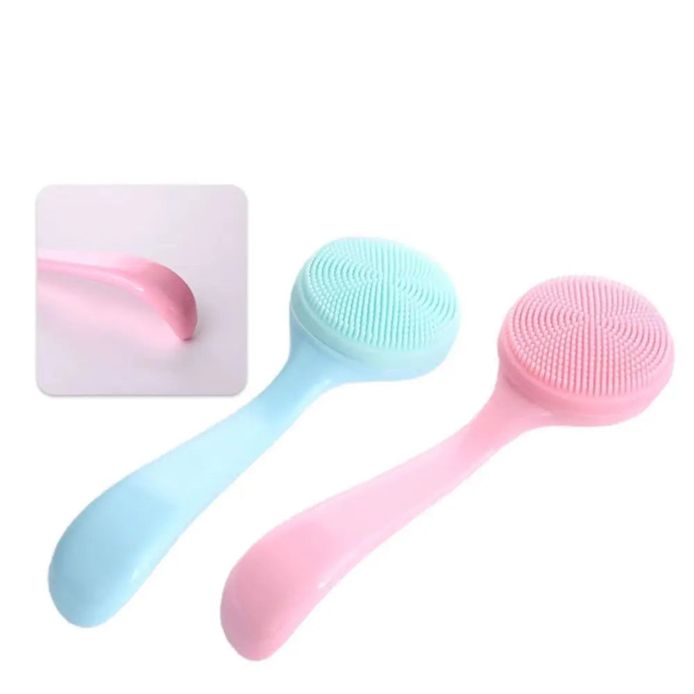 Silicone Facial Cleansing Brush – Manual Exfoliator & Face Wash