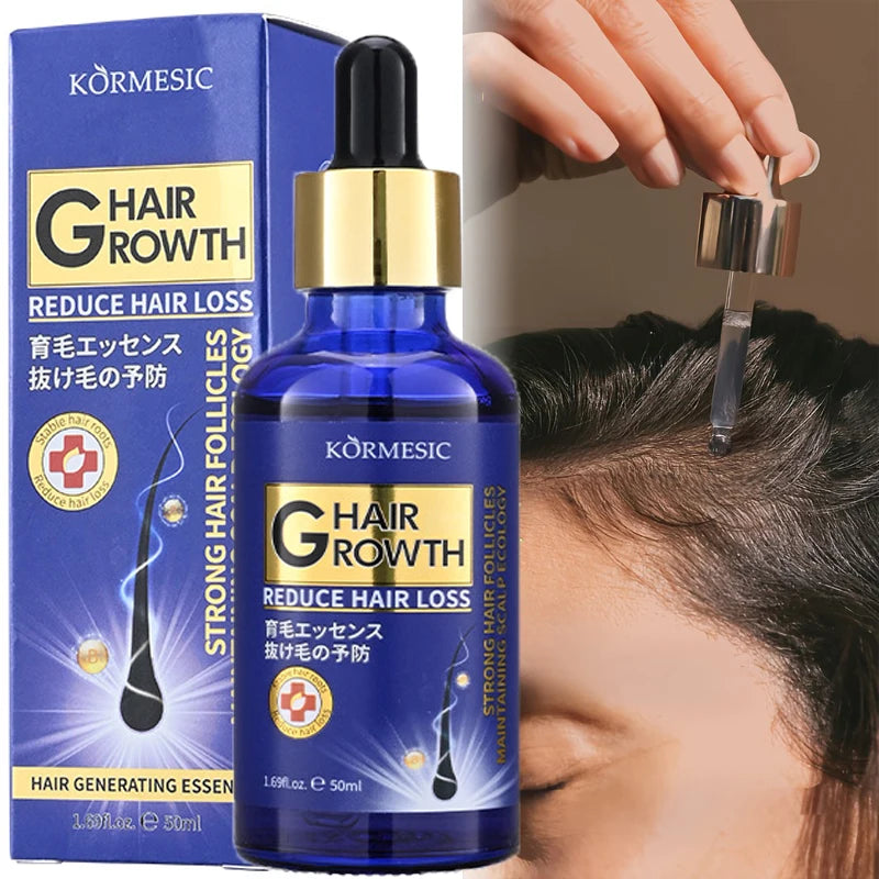 Hair Growth Serum – Anti-Loss Regrowth Oil for Stronger, Thicker Hair