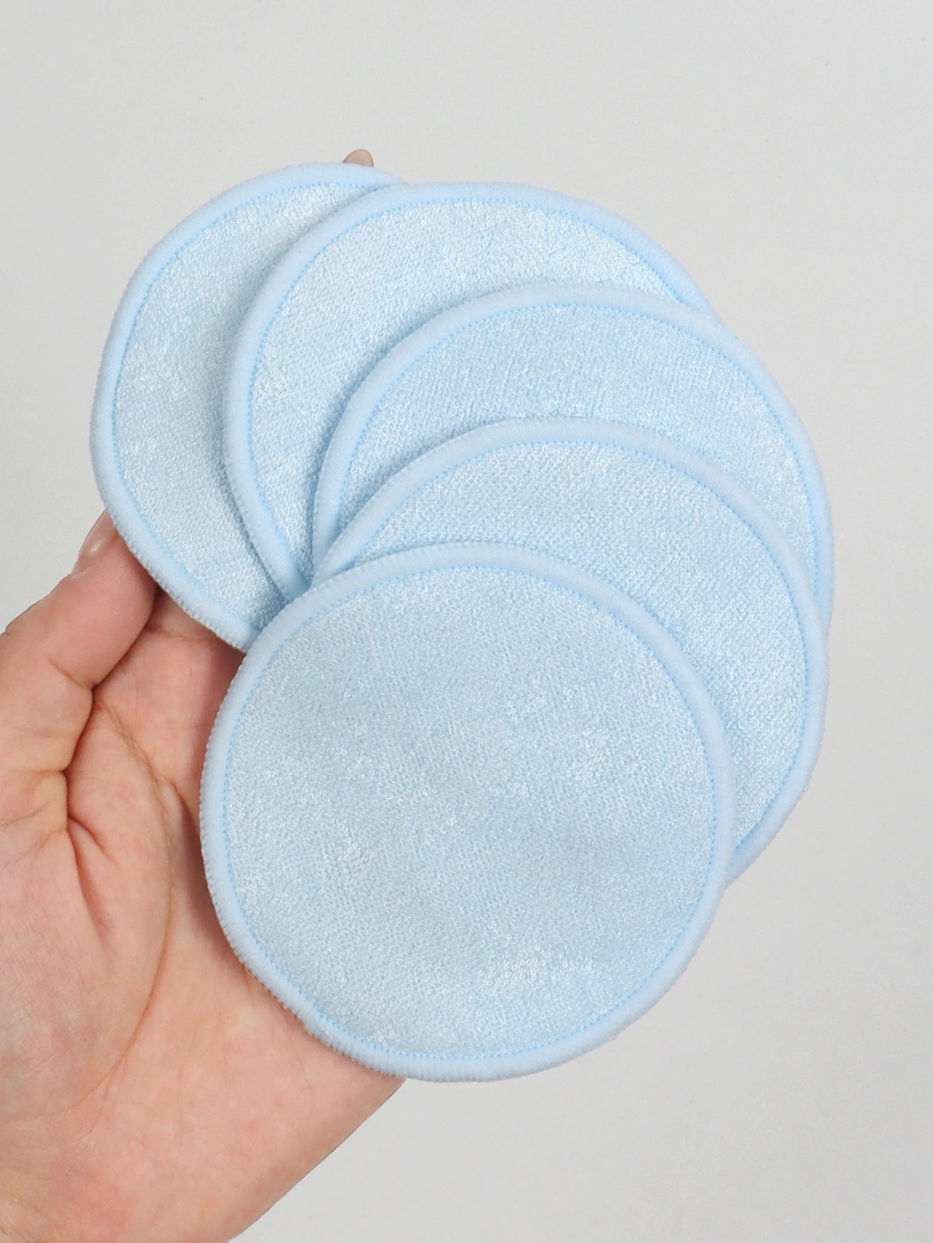 5/10/20-Pack Reusable Makeup Remover Pads – Washable Face Cleansing Puffs, Soft