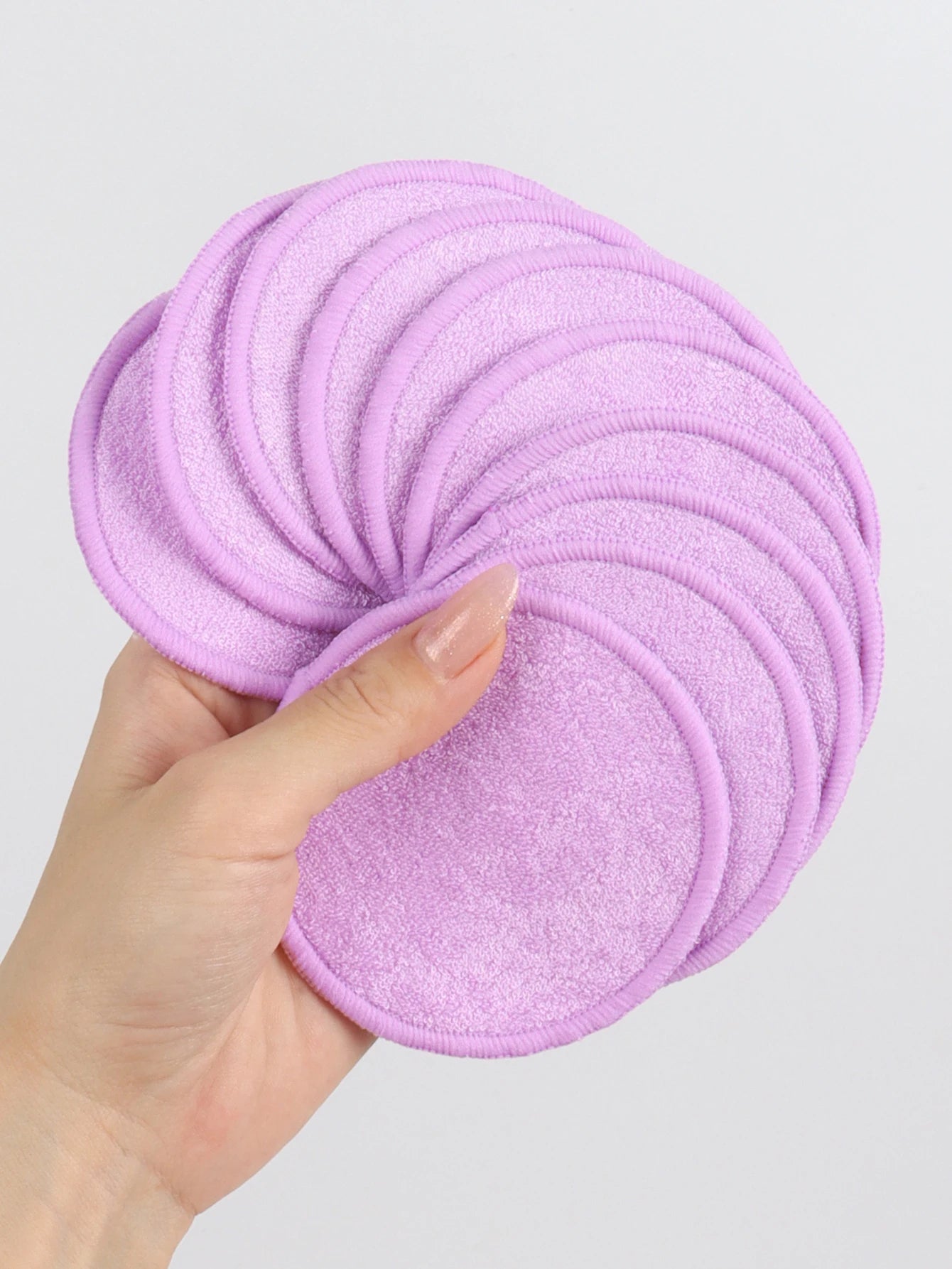 5/10/20-Pack Reusable Makeup Remover Pads – Washable Face Cleansing Puffs, Soft