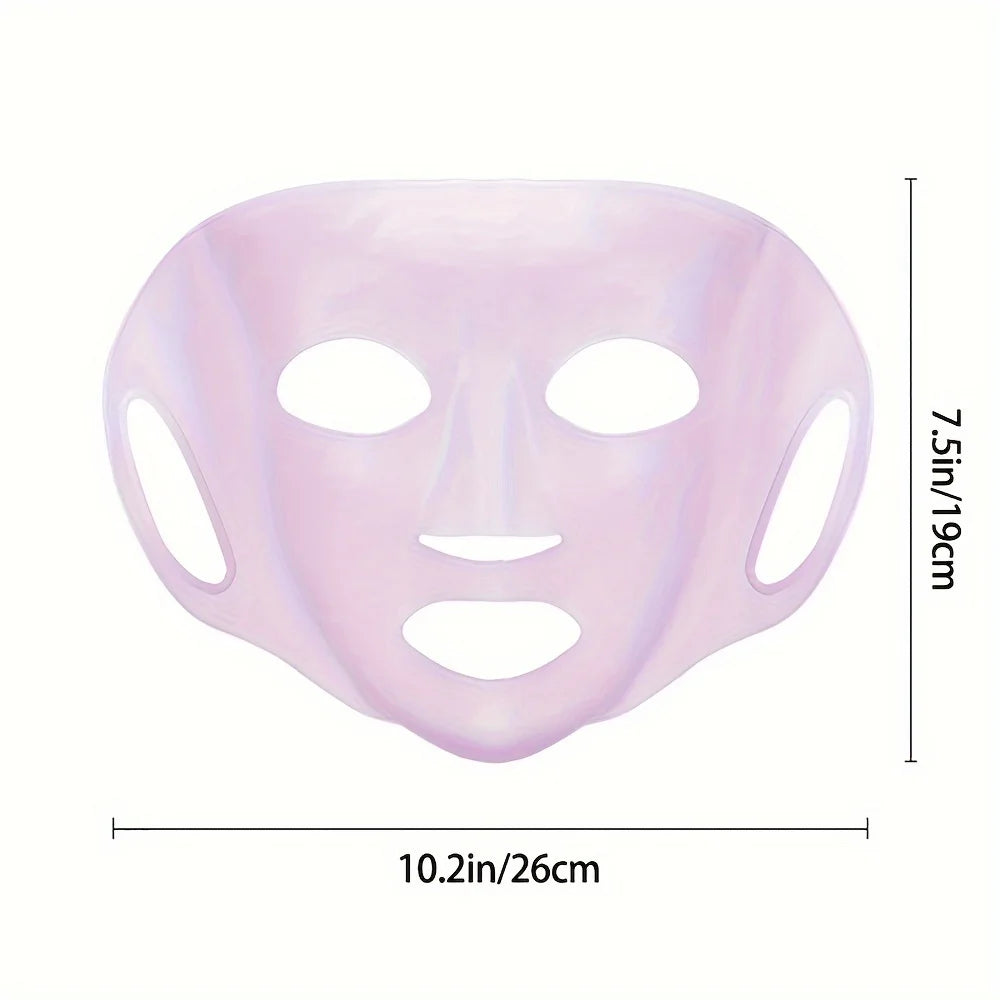 1 Piece 3D Silicone Mask Cover – Reusable Facial Tool to Boost Mask Hydration